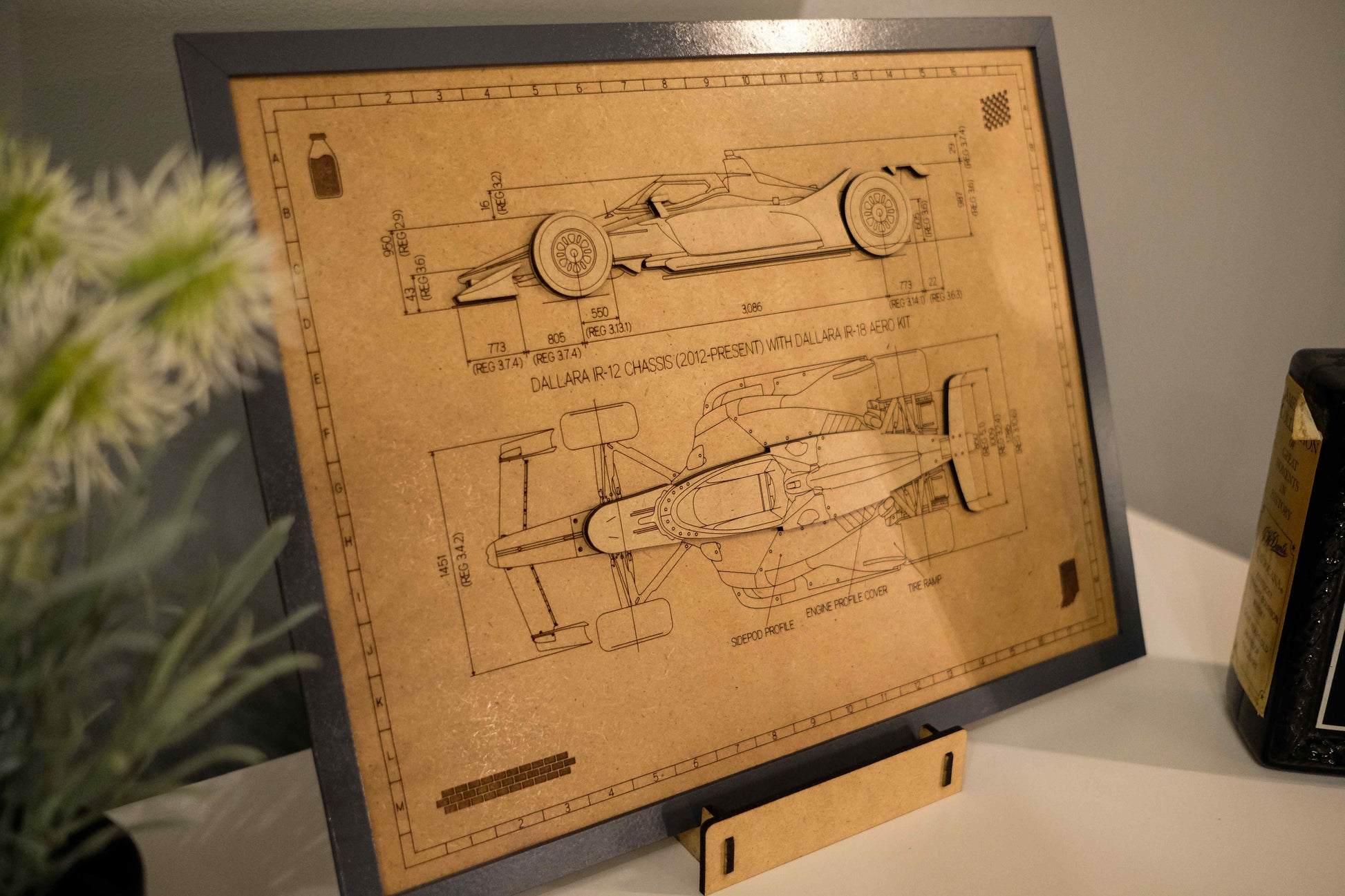 Indy 500 3D wood art – Indianapolis Motor Speedway® decor by PayneCraft