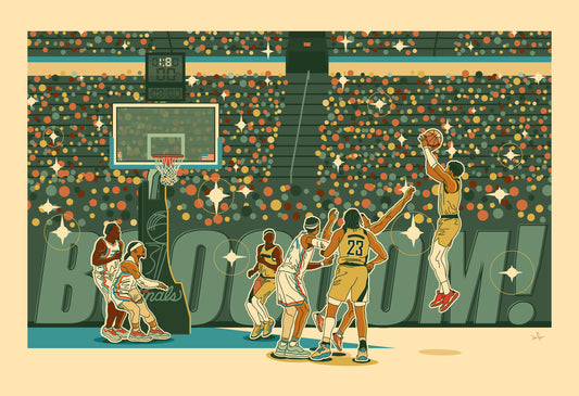 Indiana Pacers Playoff Run Poster – Illustrated NBA Wall Art | Pacers Basketball Print