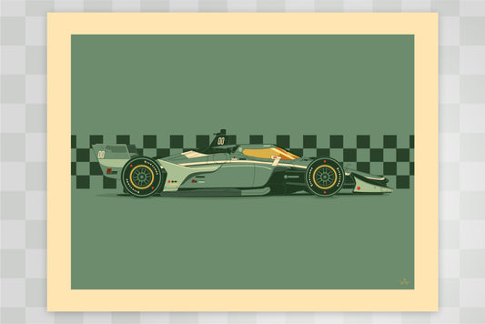 Indy 500 art print – Indianapolis Motor Speedway® vintage racing poster by PayneCraft